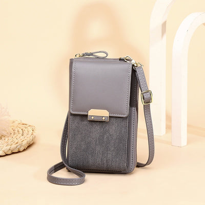 Small leather women's shoulder bag