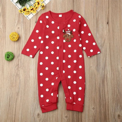 Christmas romper for baby boy and girl