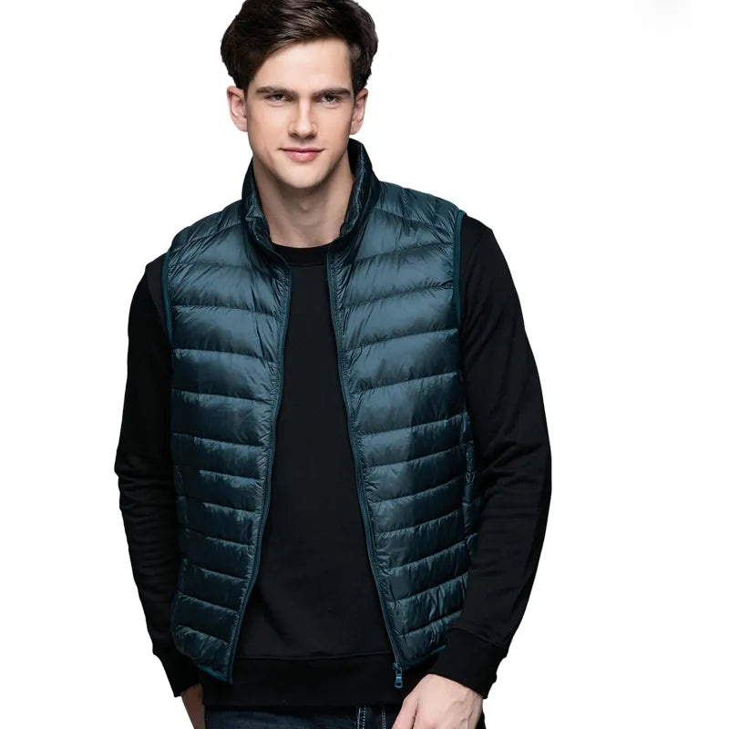 Men's sleeveless down jacket