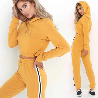 Women Set, Hoodie Top + Sweatpants