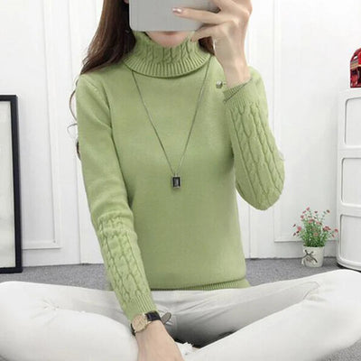 Women turtleneck sweater