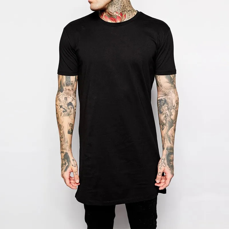 Long Casual Short Sleeve T-Shirt