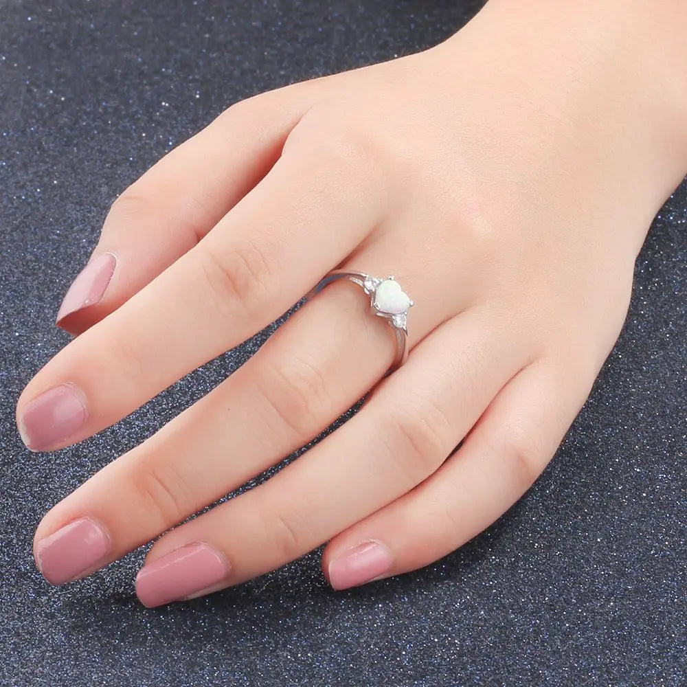 Classic Eternal Heart Rings Fashion Jewelry For Women