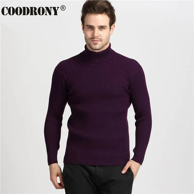 Classic turtleneck sweater for men