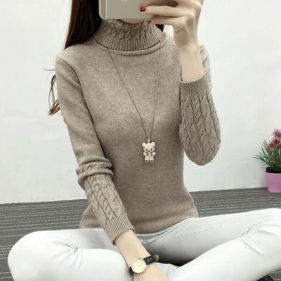 Women turtleneck sweater