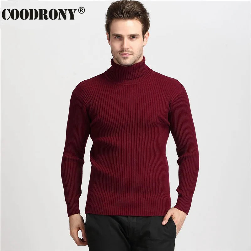 Classic turtleneck sweater for men