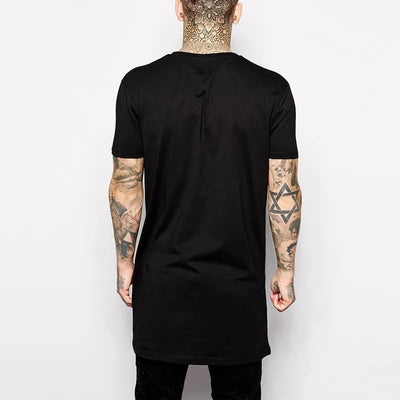 Long Casual Short Sleeve T-Shirt