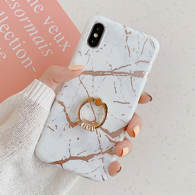 Phone case with ring for iPhone