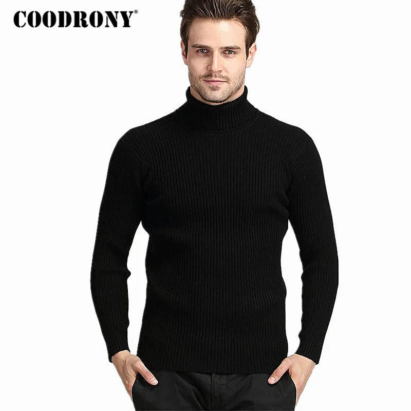 Classic turtleneck sweater for men