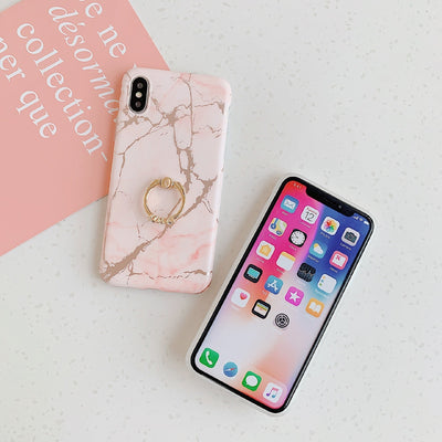 Phone case with ring for iPhone