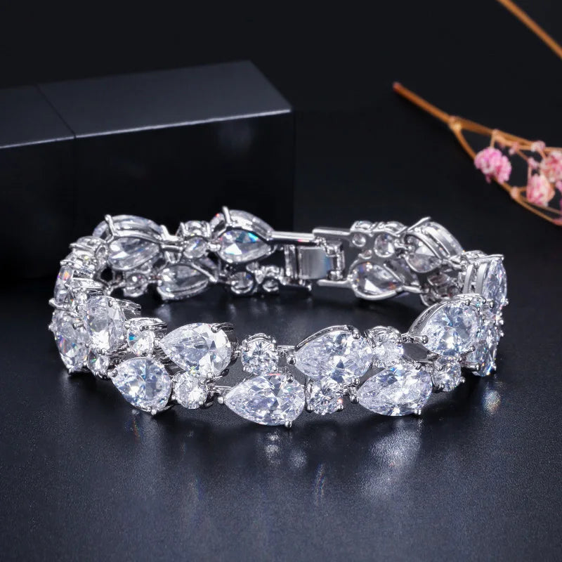 Clear Zircon Bracelets for Women