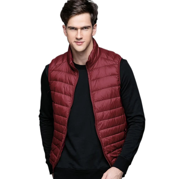 Men's sleeveless down jacket