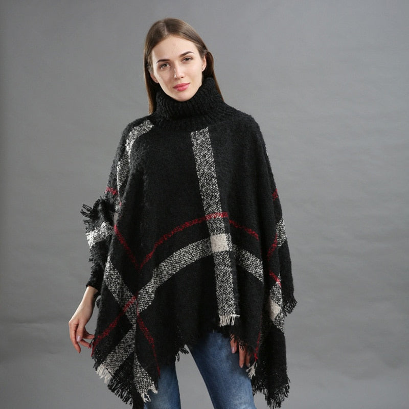 Women's knitted winter sweater