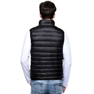 Men's sleeveless down jacket