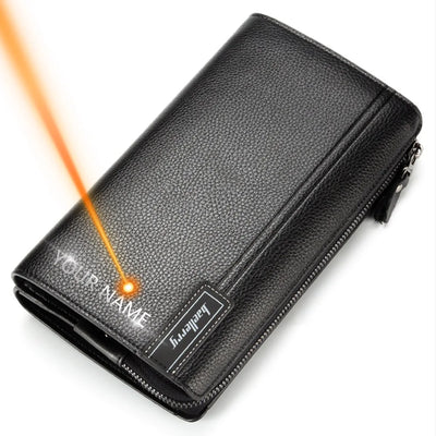 Large capacity clutch, multifunction wallet for men