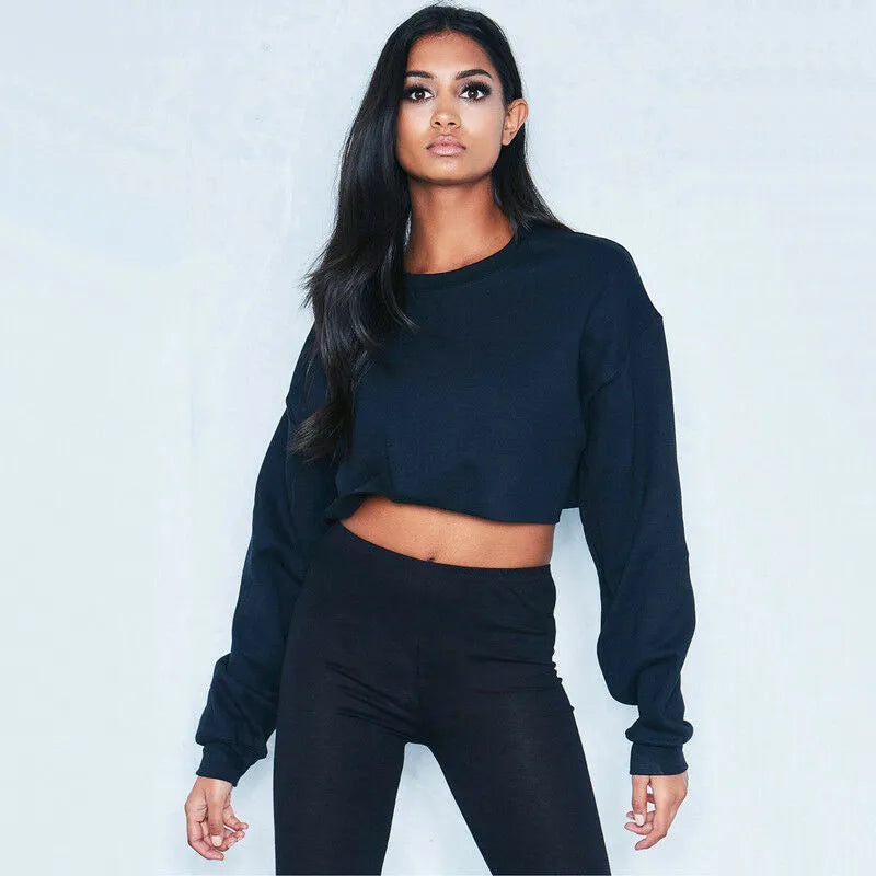 Short sweatshirts for women