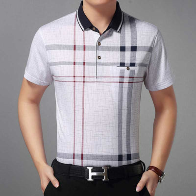 Short-sleeved polo shirt