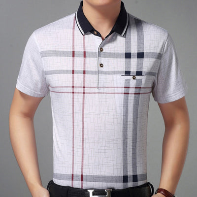 Short-sleeved polo shirt