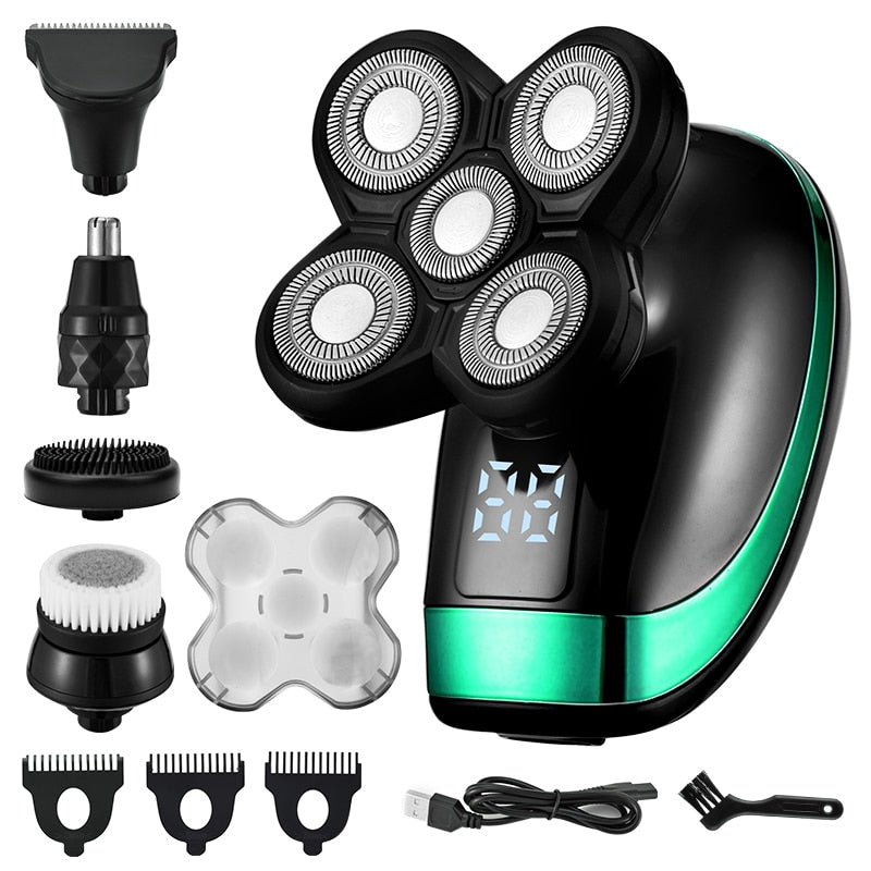 Rechargeable electric shaver for men