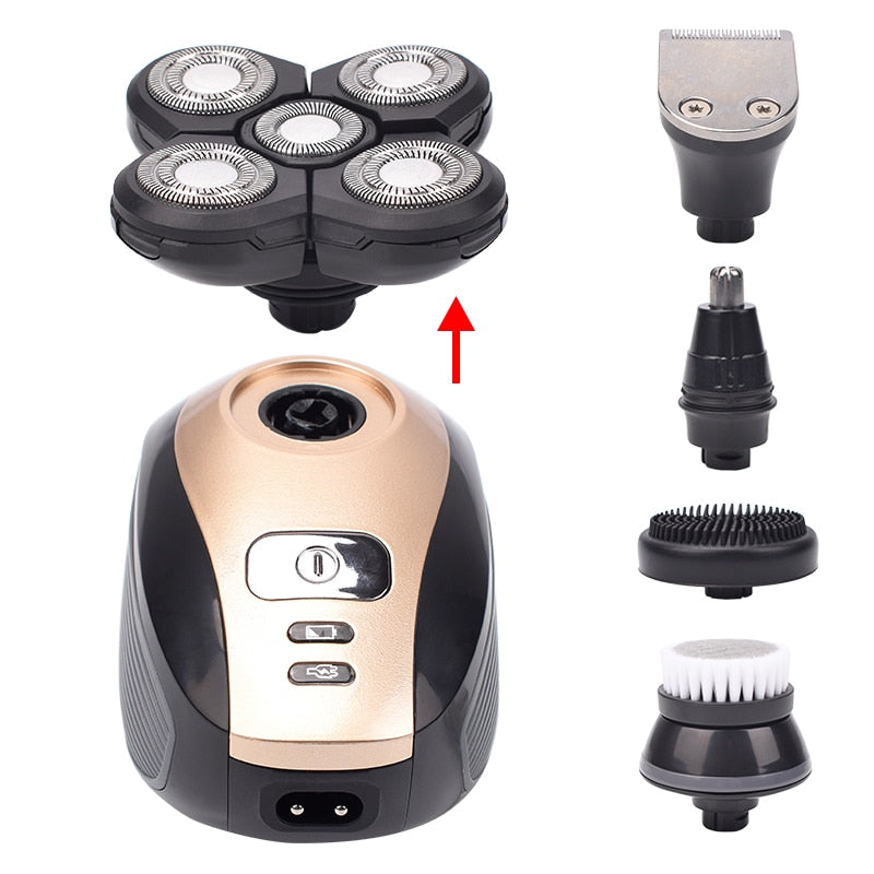 Rechargeable electric shaver for men