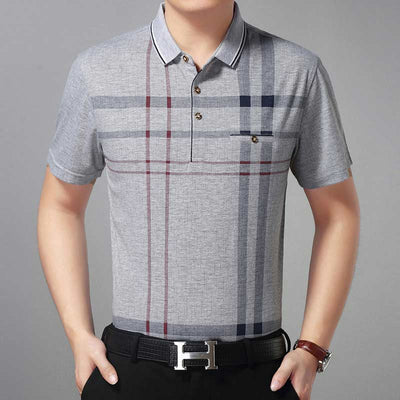 Short-sleeved polo shirt