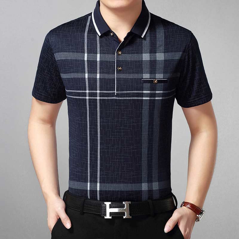 Short-sleeved polo shirt